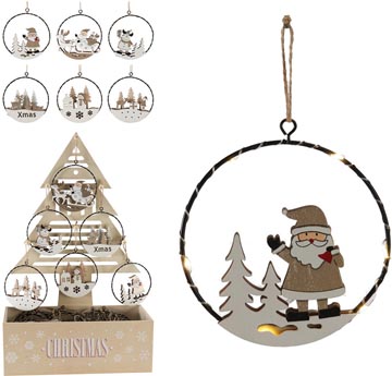 deco susp noel d10cm led