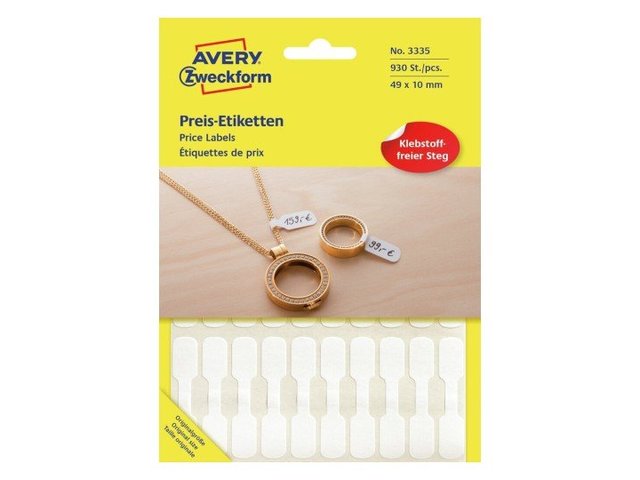 ZWECK ETIKETTEN (49X10MM, -)