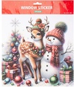 autocol fenetre noel 30x30cm