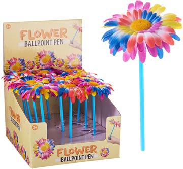 flower rainbow stylo bille