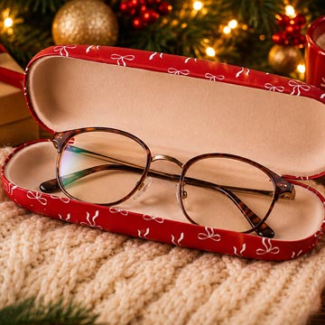 etui lunettes noel