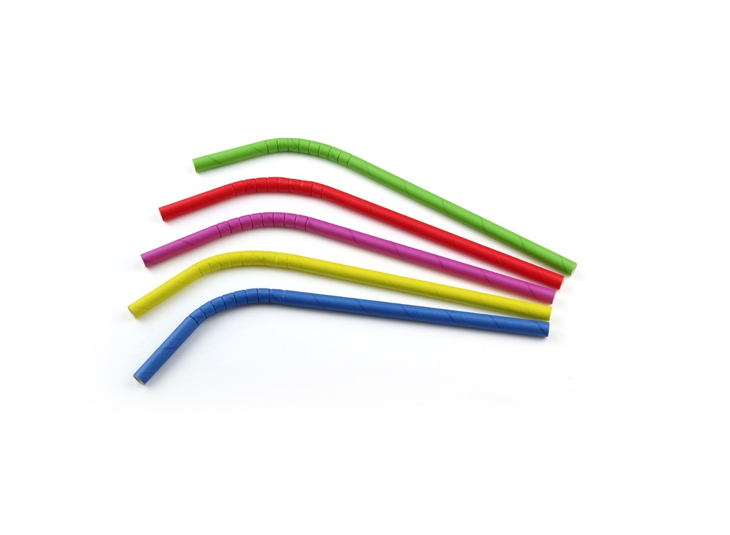BUIGRIETJES papier (FSC®) ass. ø 8 mm / 24cm zak à 100