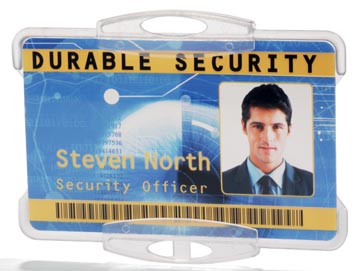 Durable Houder voor veiligheidspas voor 1 kaart 10 STUKS