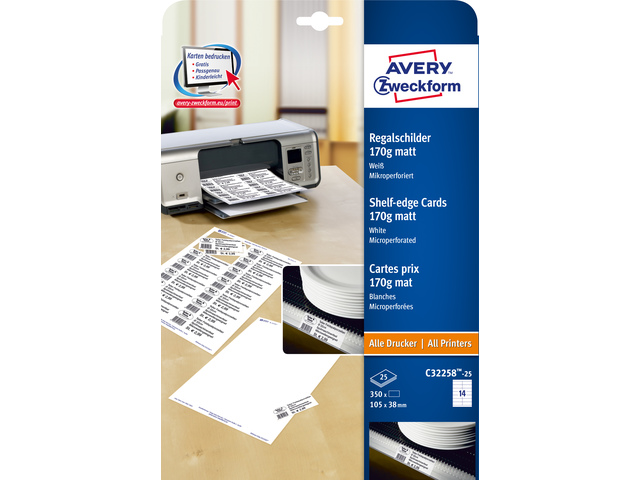 25BL.KAARTEN GEPERF.105X38MM