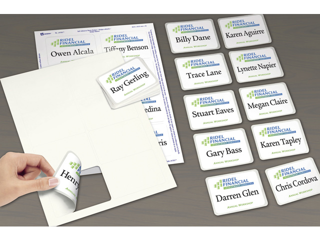 ZWECK NAAMETIKET (80X50MM, INKTJET)