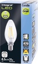 LED E14 CANDL DIMB 2700K 4,5W