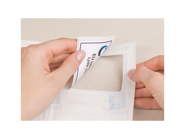 ZWECK NAAMETIKET (80X50MM, INKTJET)