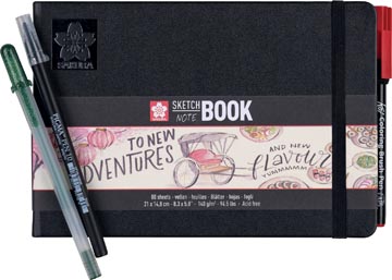 SAKURA SCHETSBOEK A5 WIT