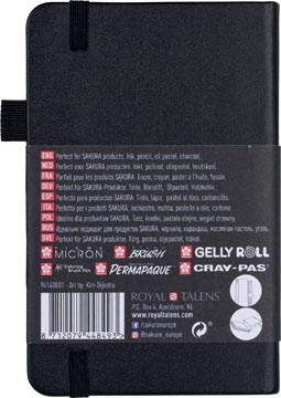 SAKURA SCHETSBOEK 9X14CM WIT