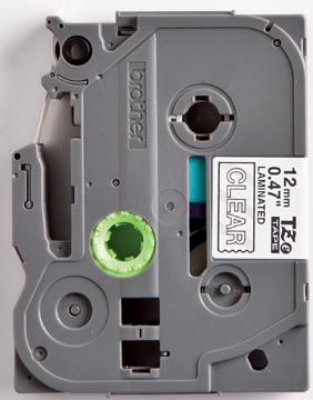 BROTHER TAPE TZE 12MM WT/TRANS
