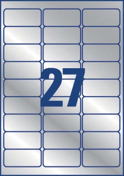 ETIK 63,5X29,6 540ST ZIL