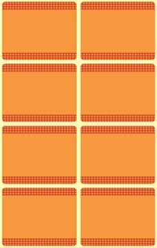 DIEPVRIESETIKET BLIS40 FLUO ORANJE