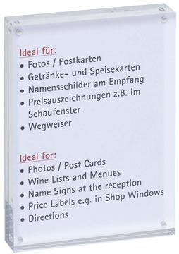 MAUL FOTOLIJST ACRYL 15X11,5CM