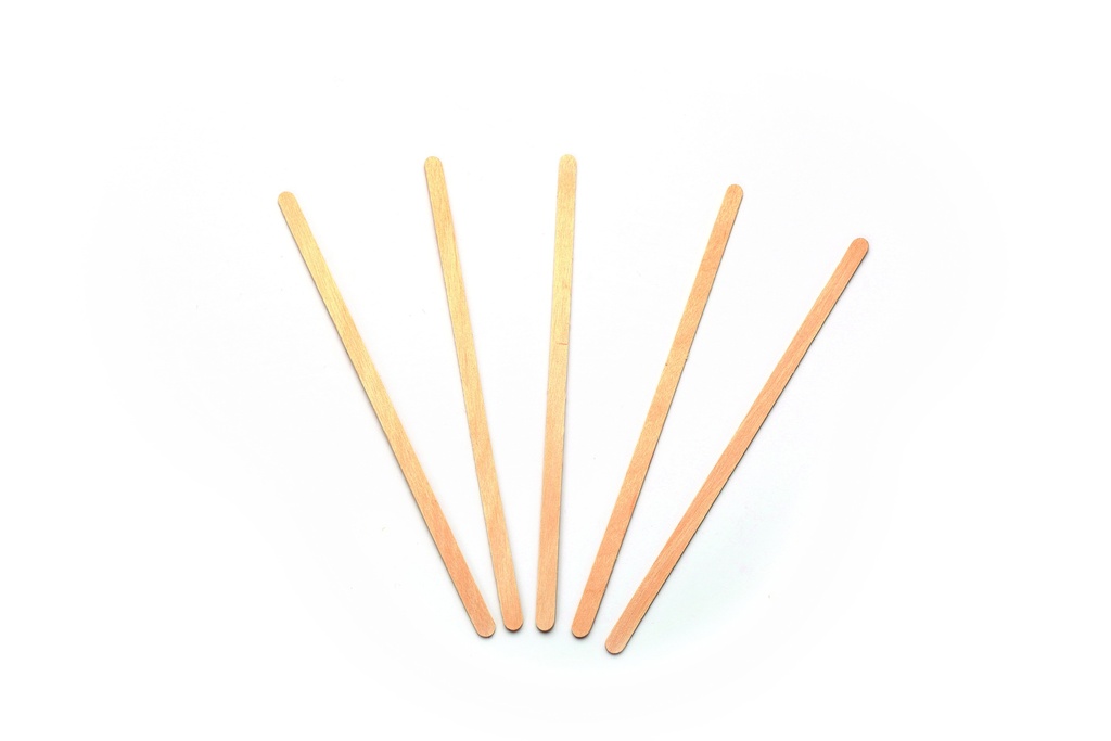 Roerstaafje hout (FSC®) 140 x 5 x 1,2mm ds. à 1000