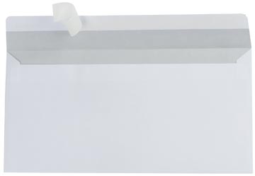 Gallery enveloppen ft 110 x 220 mm, venster rechts, stripsluiting, doos van 500 stuks