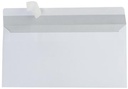 Gallery enveloppen ft 110 x 220 mm, venster rechts, stripsluiting, doos van 500 stuks