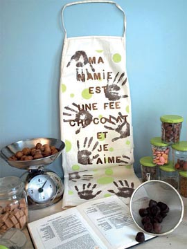 Graine Créative Keukenschort volwassene, ft 60 x 90 x 0,2 cm