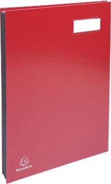 EXACOMPTA HANDTEKENMAP ROOD