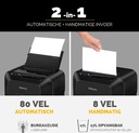 FELLOWES PAPIERVERNIETIG 80M