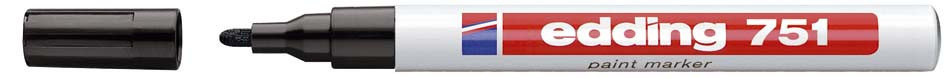 PAINTMARKER EDDING 751 ZWART