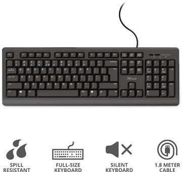 TRUST PRIMO TOETSENBORD AZERTY