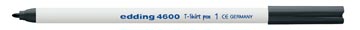 EDDING TEXTIELSTIFT 4600 ZWART