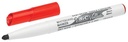 WITBORDSTIFT BIC (ROOD, RONDE PUNT)
