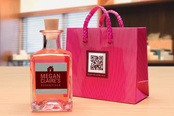 QR ETIK 45X45MM 400ST WIT