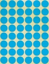 ETIKETTEN ROND (BLAUW, DOOS, 18)