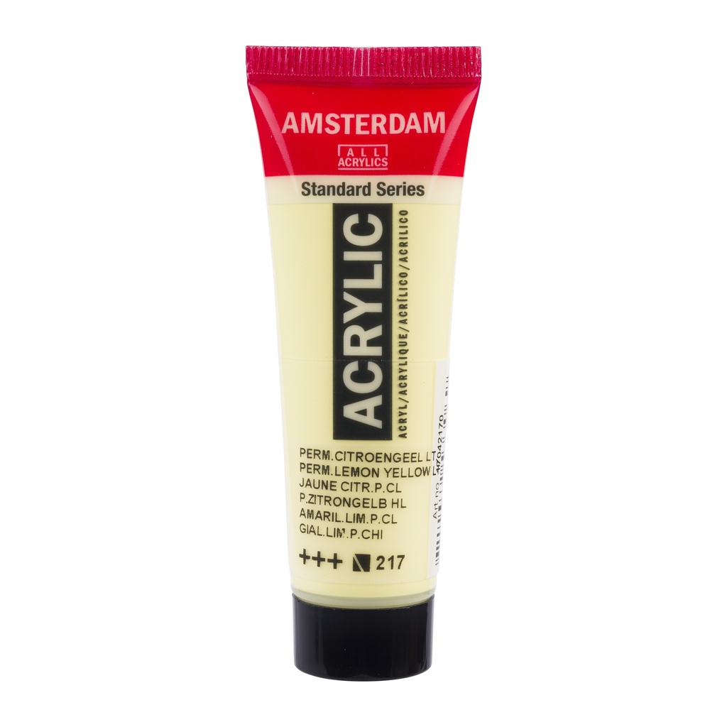 Standard Series acrylverf tube 20 ml Permanent Citroengeel Licht 217