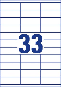 ZWECK ETIKETTEN INKJET-LASER-KOPIE (70X25.4MM)