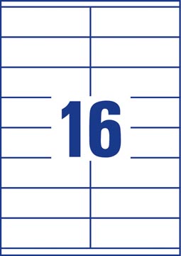 ZWECK ETIKETTEN INKJET-LASER-KOPIE (105X35MM)