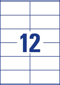 ZWECK ETIKETTEN INKJET-LASER-KOPIE (105X48MM)