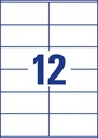 ZWECK ETIKETTEN INKJET-LASER-KOPIE (105X48MM)
