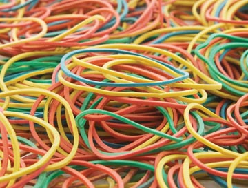 DS 50 GR ELASTIEKEN GEKLEURD