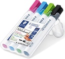 ETUI WITBORDSTIFTEN STAEDTLER (2,0MM, 4) NEW COLOURS