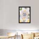 Europel clicklijst, lijst 25mm A4, mat zwart posterframe