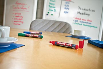 EDDING WHITEB MARKER 360 BLAUW