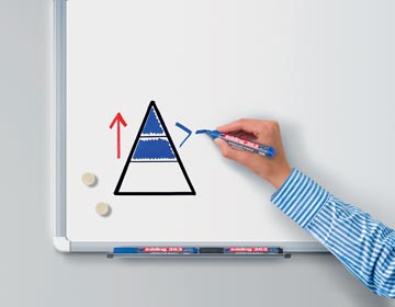 WHITEB MARKER EDDING 363 BLAUW