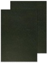 DEKBLAD A4 LEDERL ZWART 100X