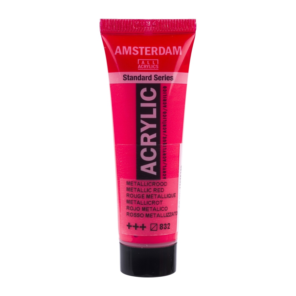 Standard Series acrylverf tube 20 ml Metallic Rood 832