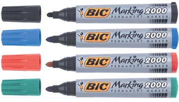PERMANENT STIFT BIC (BLAUW, RONDE PUNT)