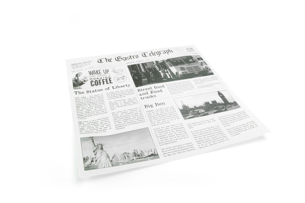 Vetdicht papier News Paper 300 x 300mm ds à 300 vel