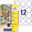 ETIK ROND WT AFNEEMB 60MM 120X