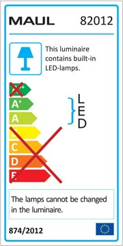 MAUL BUREAULAMP LED PUCK WIT