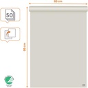 NOBO FLIPCHARTBLOK 65X95,5 50V