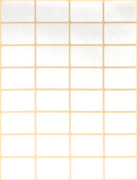 DOOS ZWECK.ETIKETTEN 29X18MM