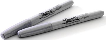SHARPIE PERM MARK METAL F ZILV