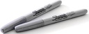 SHARPIE PERM MARK METAL F ZILV
