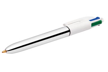 4COL BALPEN 4 KLEUREN (SILVER SHINE)